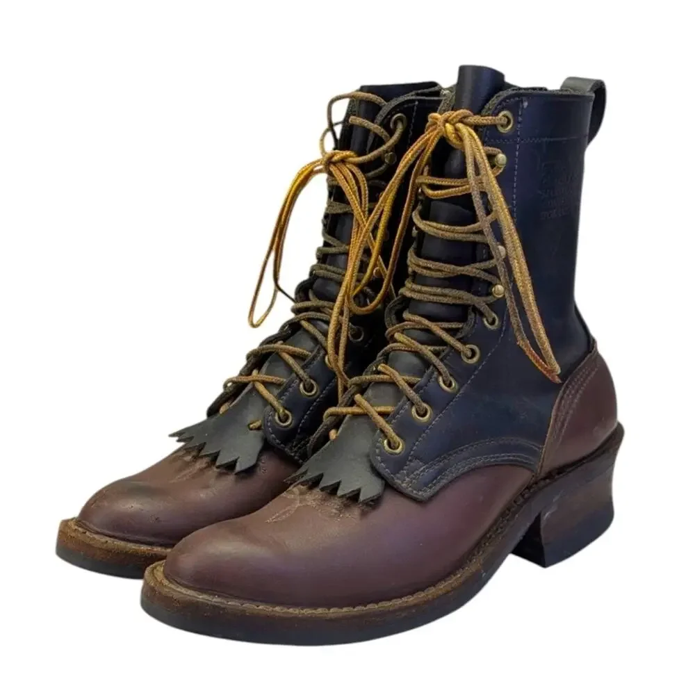 Nicks Contender Boots EUC Size 8.5A   S3868
